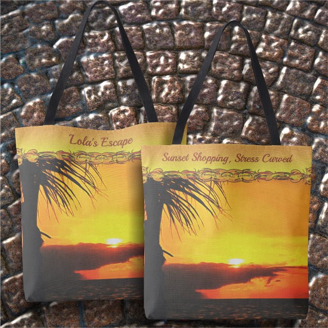Sunset Shopping 2441 Tote Bag (Creator Uploaded)