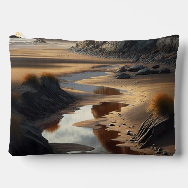 Sunset Shore Accessory Pouch (Front)