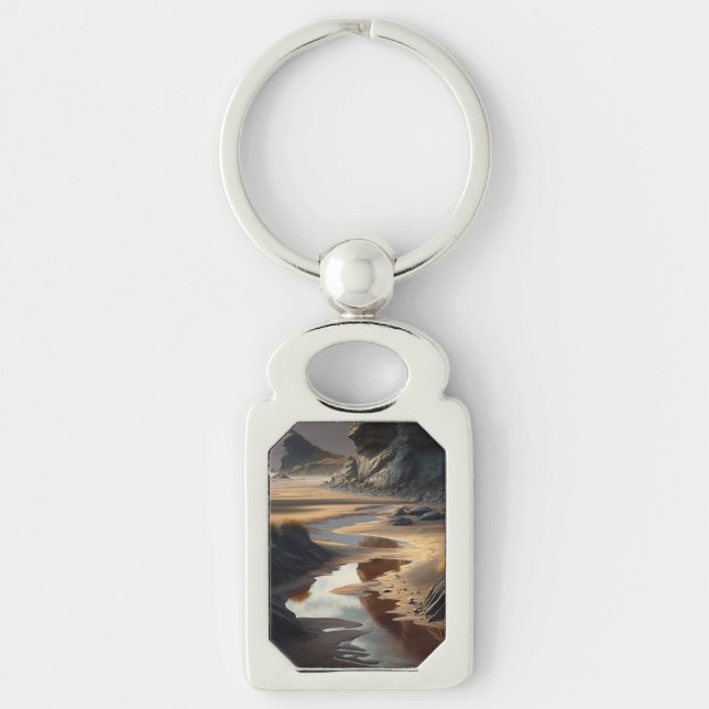 Sunset Shore Key Ring (Front)