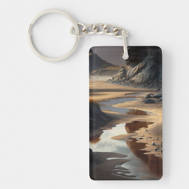 Sunset Shore Key Ring (Front)