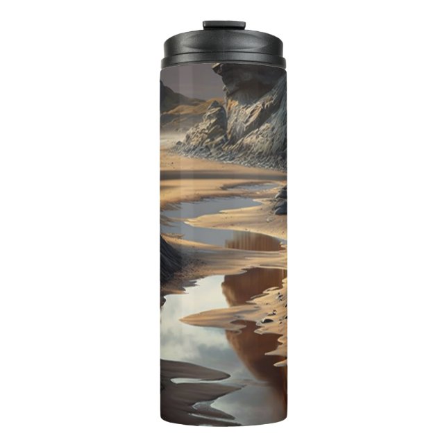 Sunset Shore Thermal Tumbler (Front)