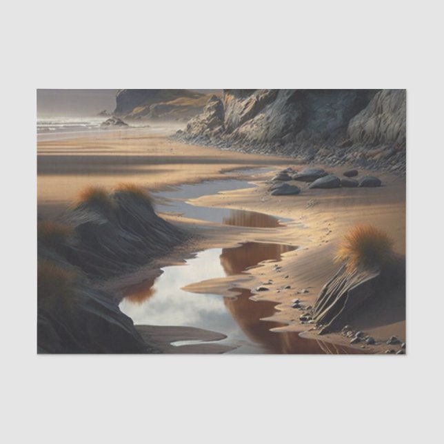 Sunset Shore Tissue Paper (Front)