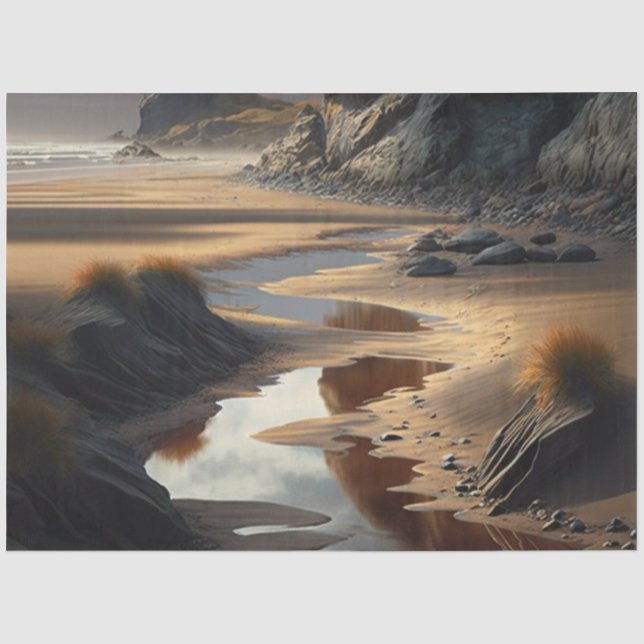 Sunset Shore Tissue Paper (Front)