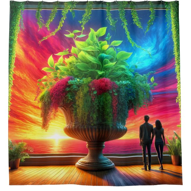 Sunset Shower Curtain (Front)