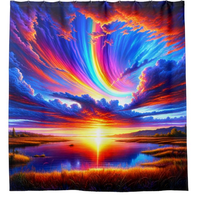 Sunset Shower Curtain (Front)