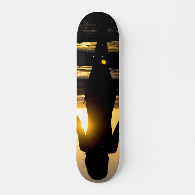 Sunset Silhouete Skateboard (Front)