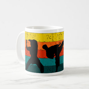 Sunset Silhouette Martial Arts Mastery Coffee Mug
