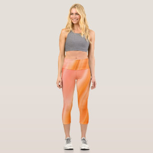 Sunset Silk Capri Leggings