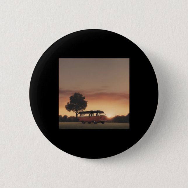 Sunset Simplicity Day. 2  6 Cm Round Badge (Front)