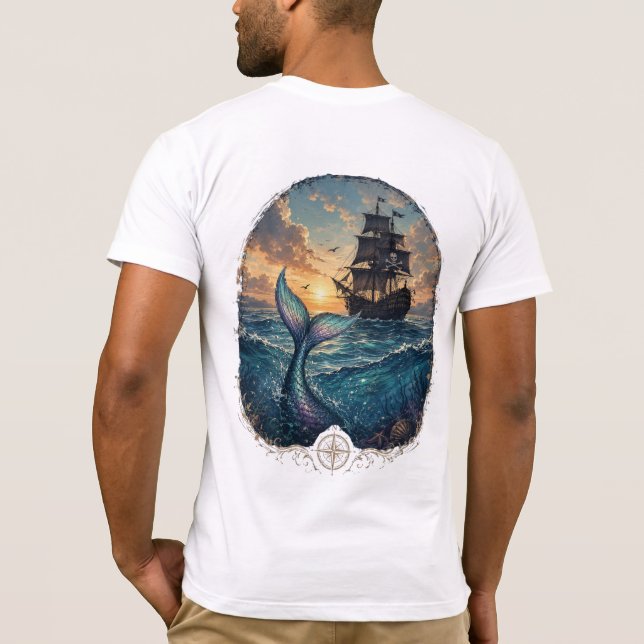 Sunset Siren & Shadow T-Shirt (Back)