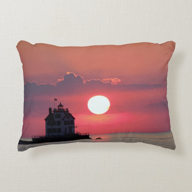 Sunset Skies  Decorative Cushion (Front)