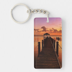 Sunset Sky Key Ring