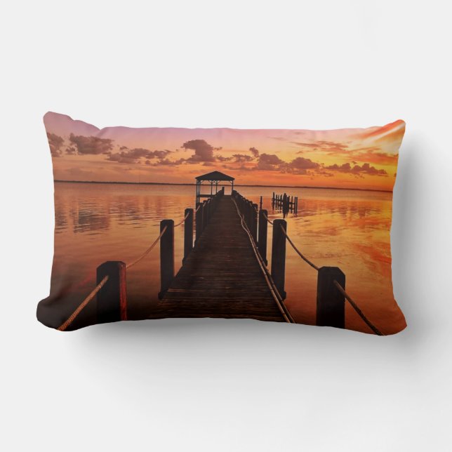Sunset Sky Lumbar Cushion (Front)