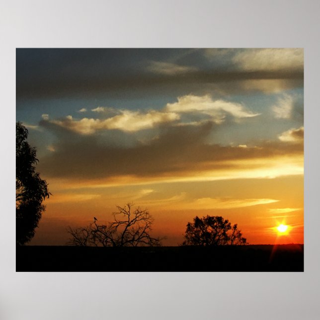 Sunset Skyscapes Poster (Front)