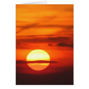 Sunset Soak Card