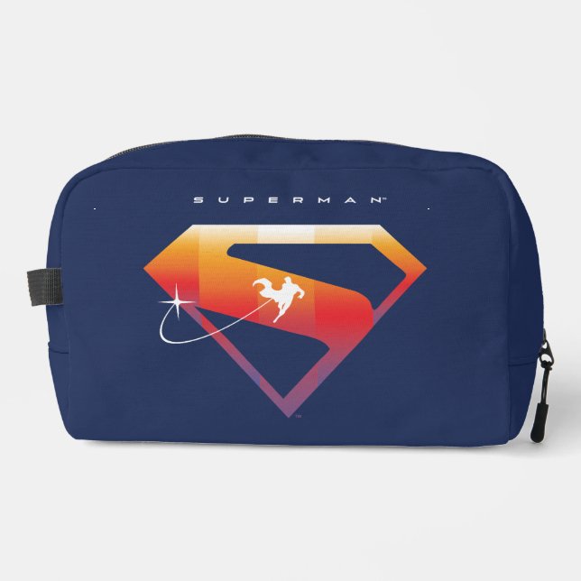 Sunset Soar Superman Shield Dopp Kit (Front)