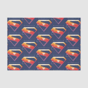 Sunset Soar Superman Shield Tissue Paper
