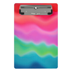 "Sunset Sorbet" Colourful Abstract Art Mini Clipboard