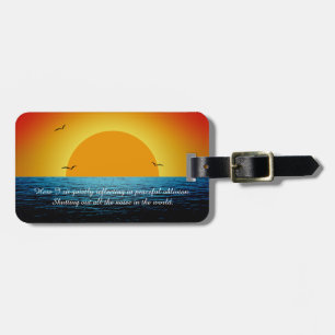 Sunset Soul Luggage Tag