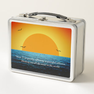 Sunset Soul Metal Lunch Box
