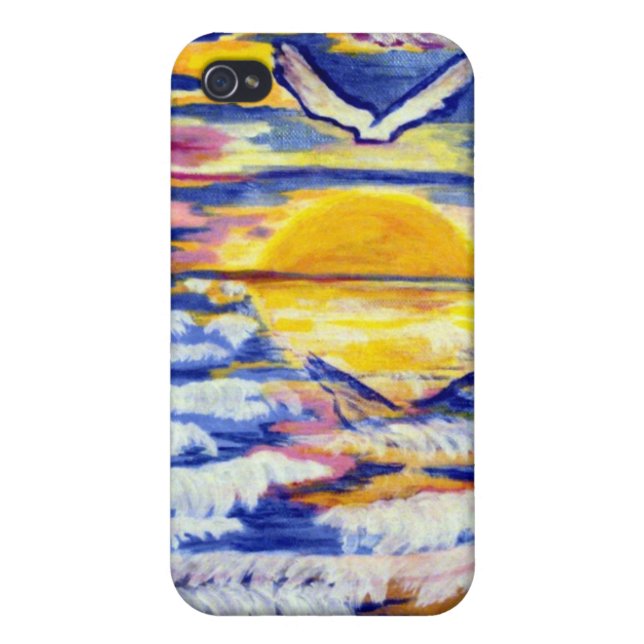 Sunset Spec Case For The iPhone 4 (Back)