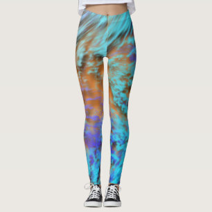 Sunset Spiralz Leggings by THE Haydee Rodriguez