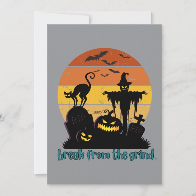 Sunset Spooky BFTG  Invitation (Front)