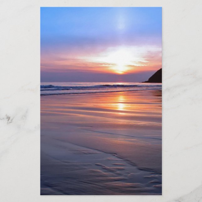Sunset St Bees Footprint (Front)