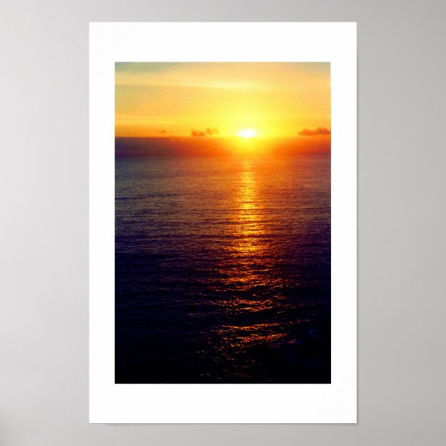 Sunset st sea poster (Front)