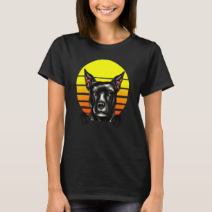Sunset Staffordshire Bull Terrier Dog T-Shirt