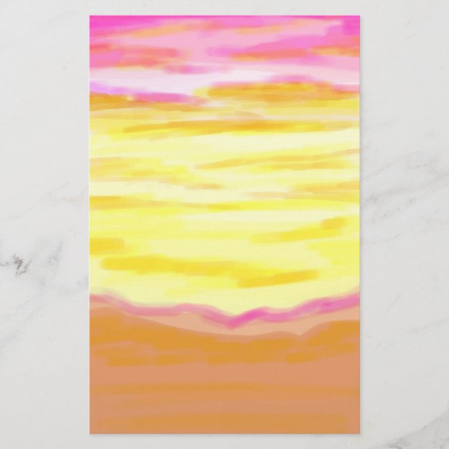 Sunset stationary paper (Front)