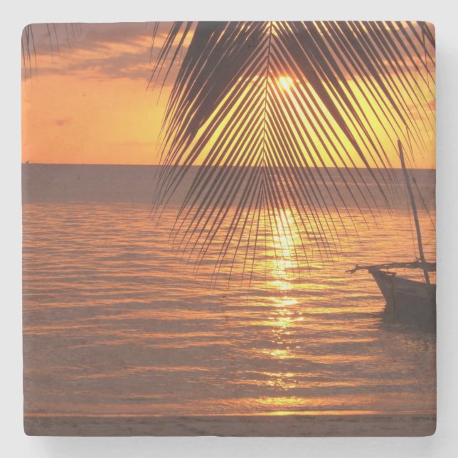 Sunset Stone Coaster (Front)