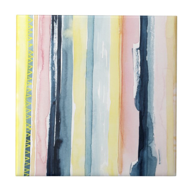 Sunset Stream I Ceramic Tile (Front)