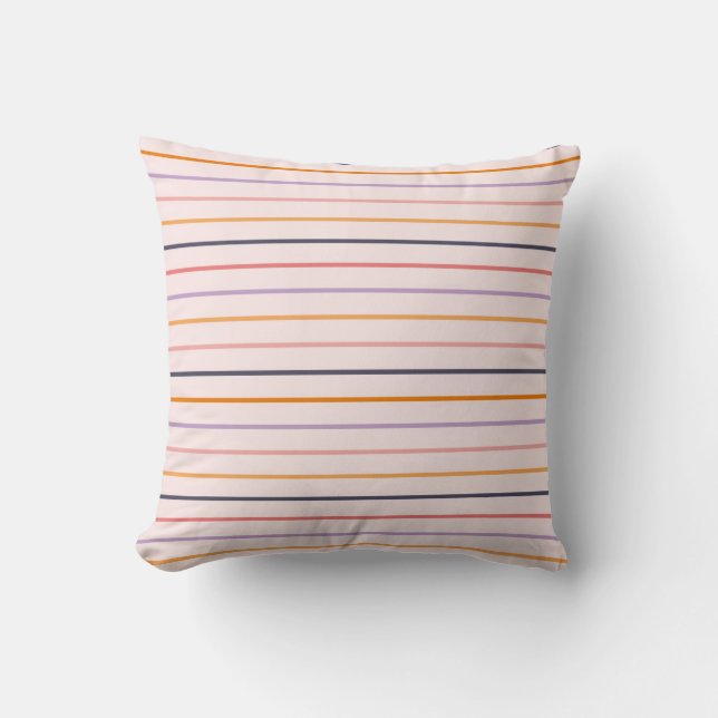Sunset Stripes Cushion (Front)