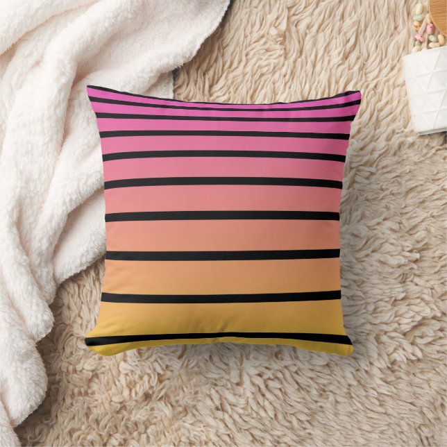 Sunset stripes cushion (Blanket)