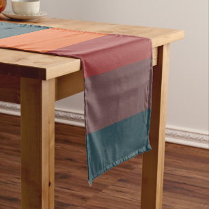 Sunset Stripes Long Table Runner