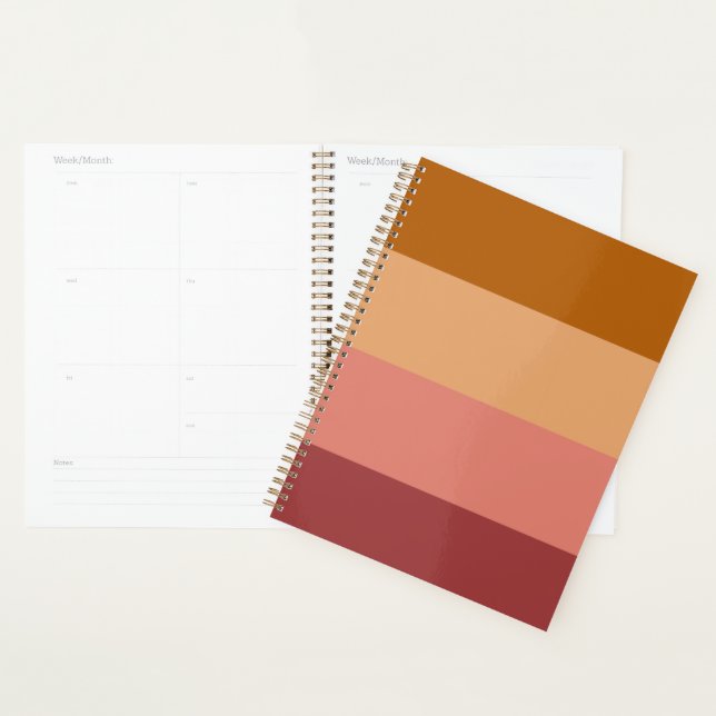 Sunset Stripes Planner (Display)
