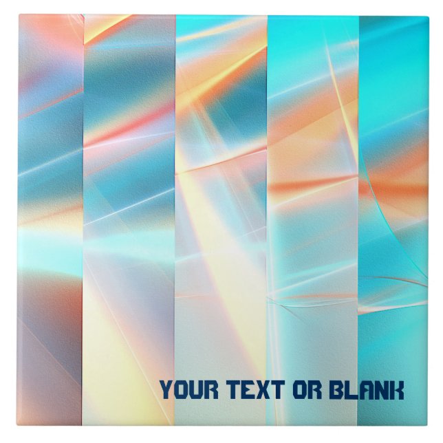 Sunset Strips Ceramic Tile (Front)