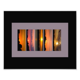 Sunset Strips Photo Print