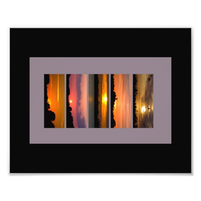 Sunset Strips Photo Print (Front)