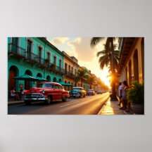Sunset Stroll in Old Havana