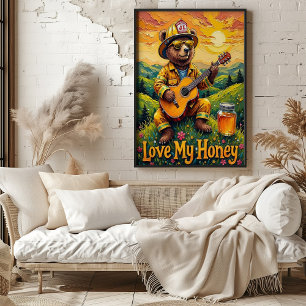 Sunset Strums: Bear's Valley Serenade Poster