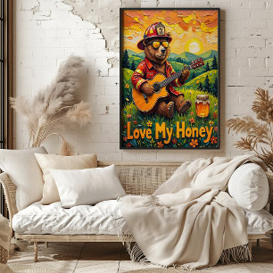 Sunset Strums: Bear's Valley Serenade Poster