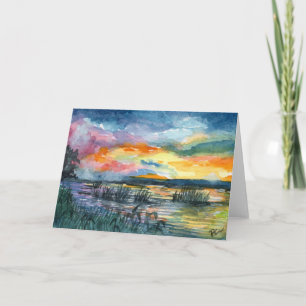 Sunset Study #2 Card