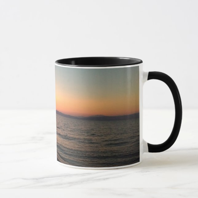 Sunset Summer Black 325 ml  Ringer Combo Mug (Right)