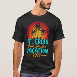 Sunset Summer Vacation 2022 Virgin Island St Croix T-Shirt