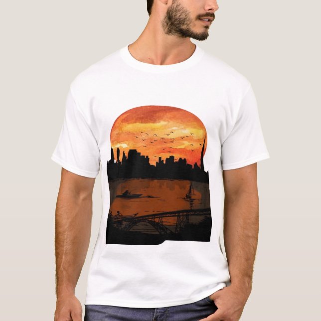 Sunset Sun t-shirt  (Front)