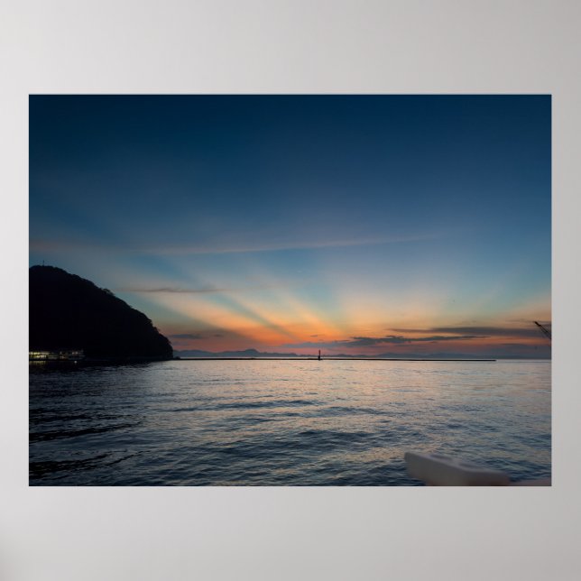 Sunset Sunbeams Poster (Front)