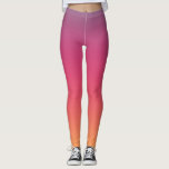 Sunset sunrise tropical modern colour gradient leggings<br><div class="desc">Modern happy purple pink yellow colour gradient Leggings.
Cool,  trendy modern design.</div>
