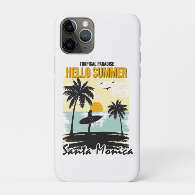 Sunset Surf Vibes: Tropical Dreamscape Case-Mate iPhone Case (Back)